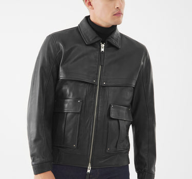 Real Leather Belgravia Worker Jacket | Black