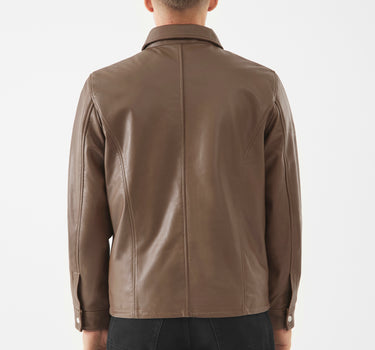 Real Leather Joseph Jacket | Bison