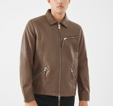 Real Leather Joseph Jacket | Bison