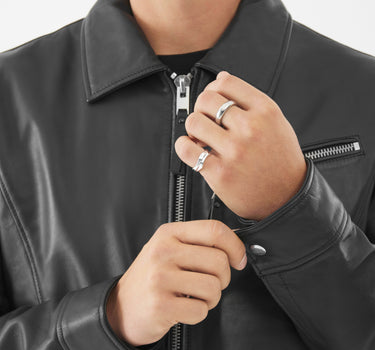 Real Leather Joseph Jacket | Black