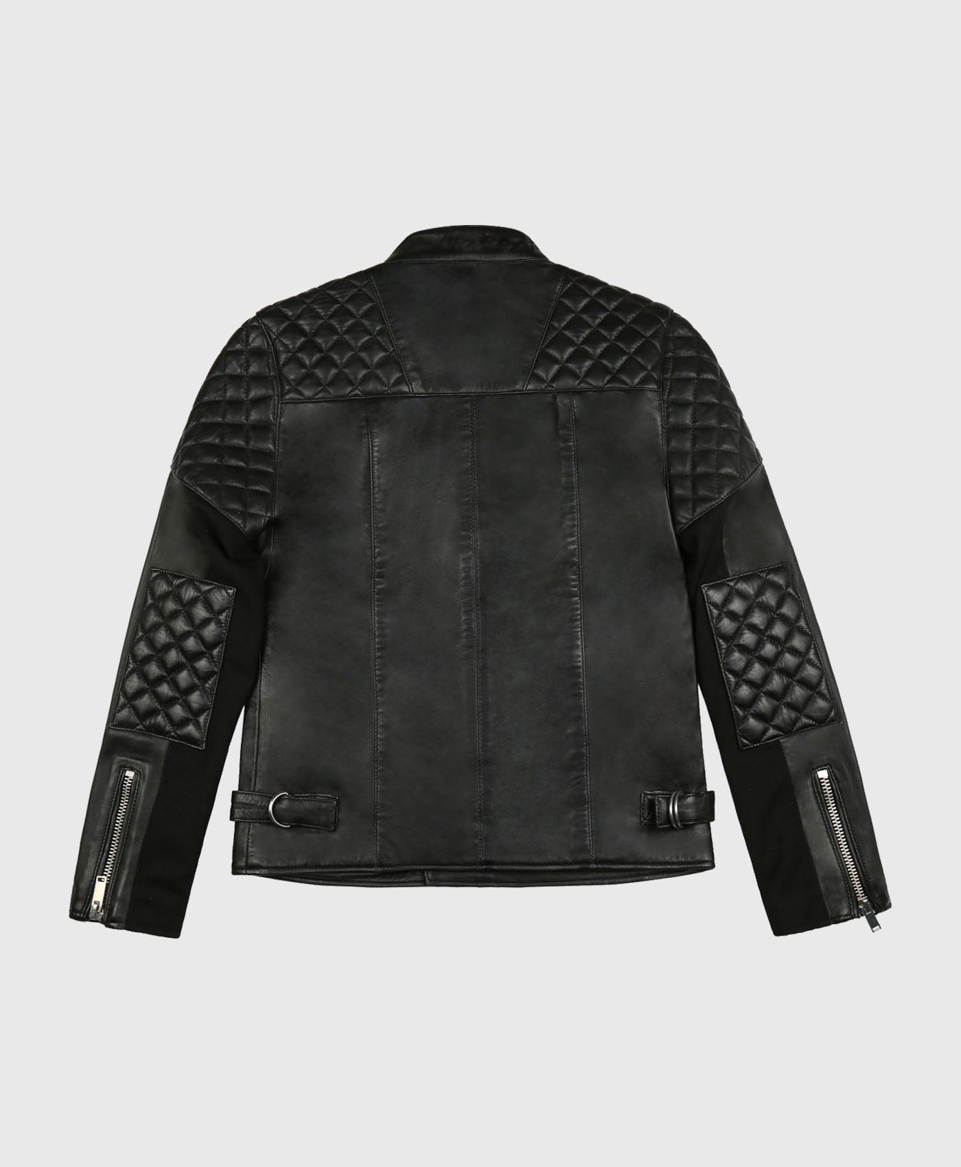 Badger Leather Biker Jacket