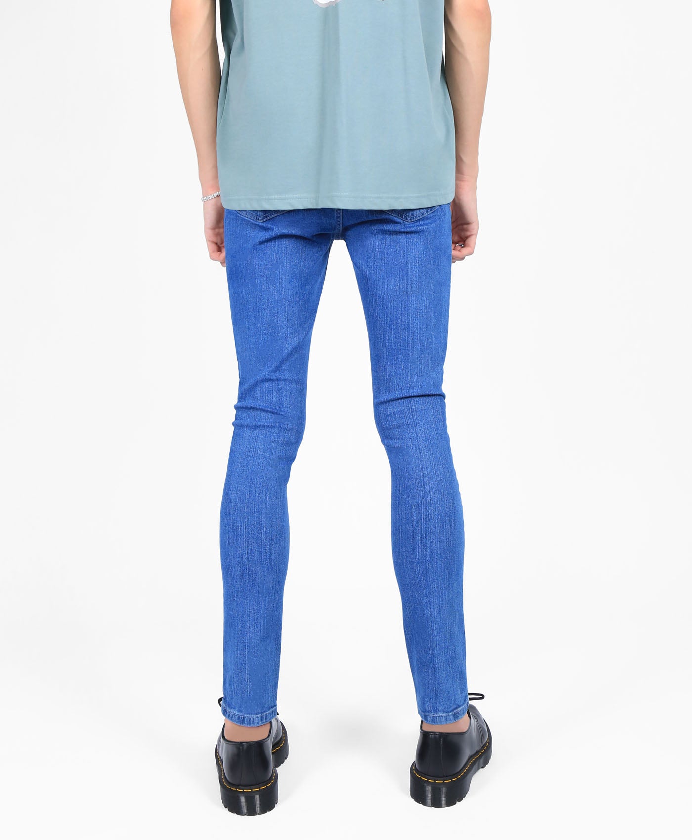 Skinny Jeans In Mid Blue