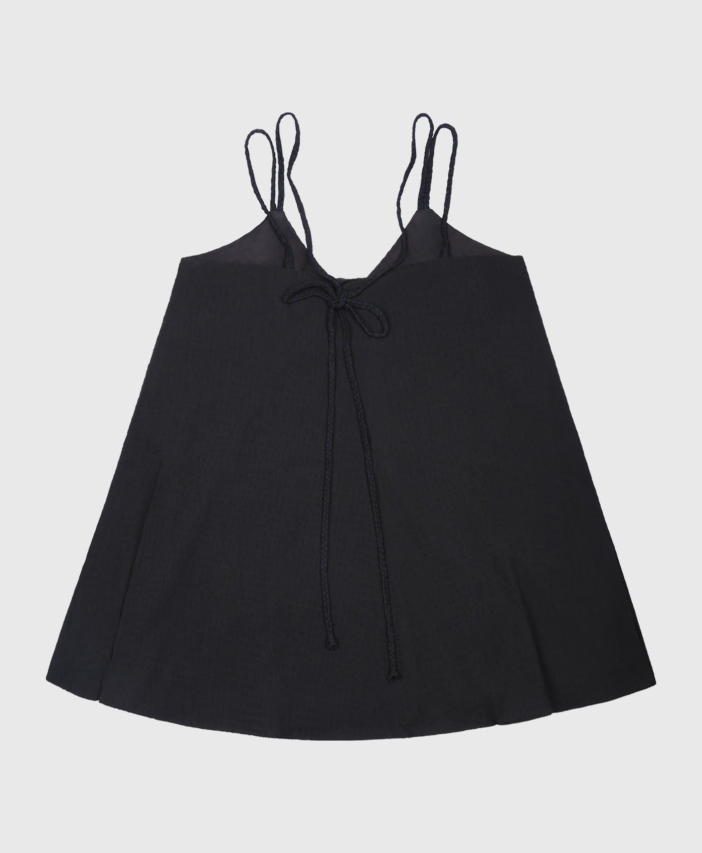 Strapy Babydoll Mini Dress Black