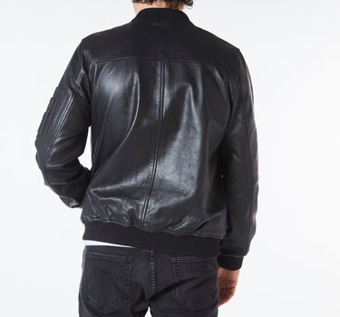 Real Leather MA1 Bomber Jacket
