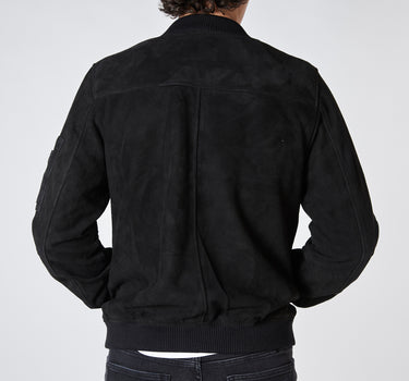 Real Suede MA1 Bomber Jacket