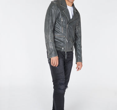 Real Leather Leon Biker Jacket