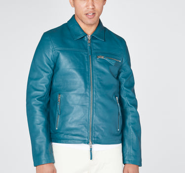 Real Leather Zac Worker Jacket