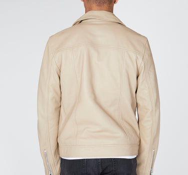 Real Leather Classic Biker Jacket