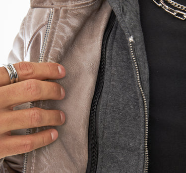 Real leather Jonas Racer Jacket