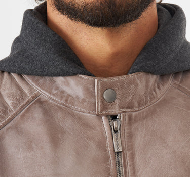 Real leather Jonas Racer Jacket