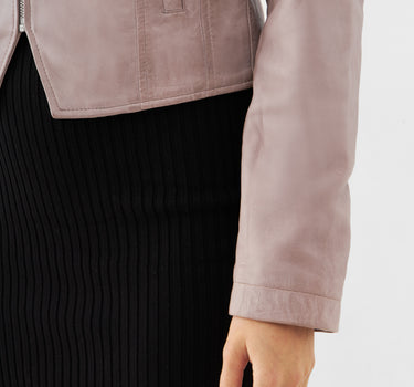 Real Leather Racer Jacket