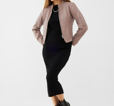 Real Leather Racer Jacket