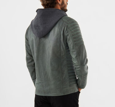 Real leather Nathan Racer Jacket