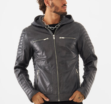 Real leather Nathan Racer Jacket