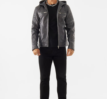 Real leather Nathan Racer Jacket