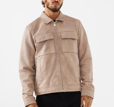 Real leather Samuel Overshirt Jacket