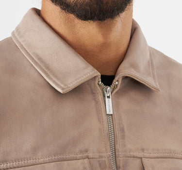 Real leather Samuel Overshirt Jacket