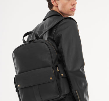 Real Leather City Rucksack