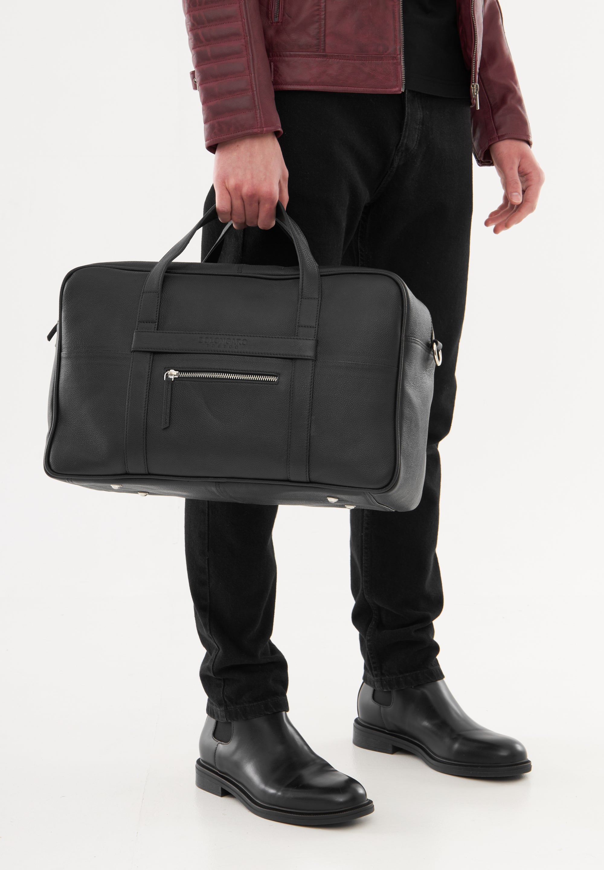 bolongaro trevor matty leather backpack Real Leather Berlin Weekend Bag – Bolongaro Trevor