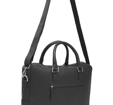 Real Leather Bruno Crossbody Satchel