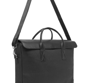 Real Leather Karl Crossbody Satchel