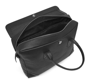 Real Leather Karl Crossbody Satchel