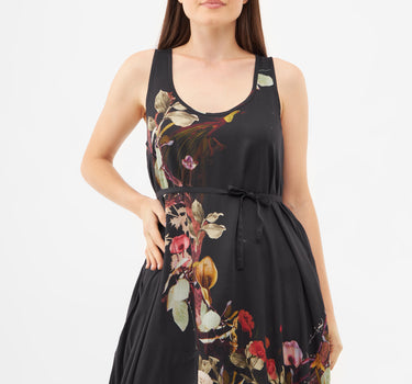 Floral Print Parachute Day Dress