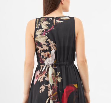 Floral Print Parachute Day Dress