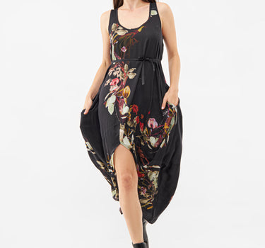 Floral Print Parachute Day Dress