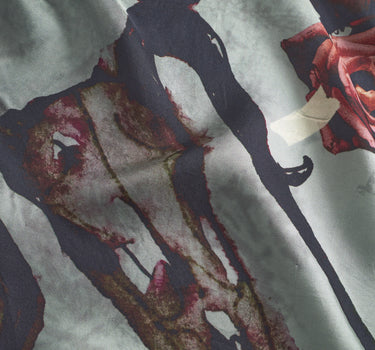 Ram Skull Silk Printed Scarf