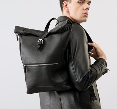 bolongaro trevor woven leather backpack Real Minimal Weekend Bag Bolongaro Trevor Multi Pocket Leather