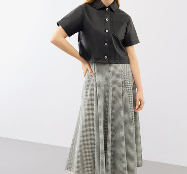 Agatha Leather Shirt