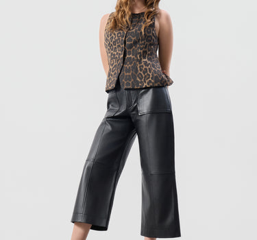 Annabelle Wide Leg Crop Trousers