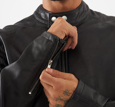 Real Leather Arthur Racer Jacket