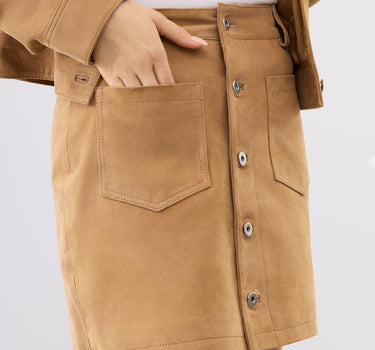 Ayla Suede Mini Skirt