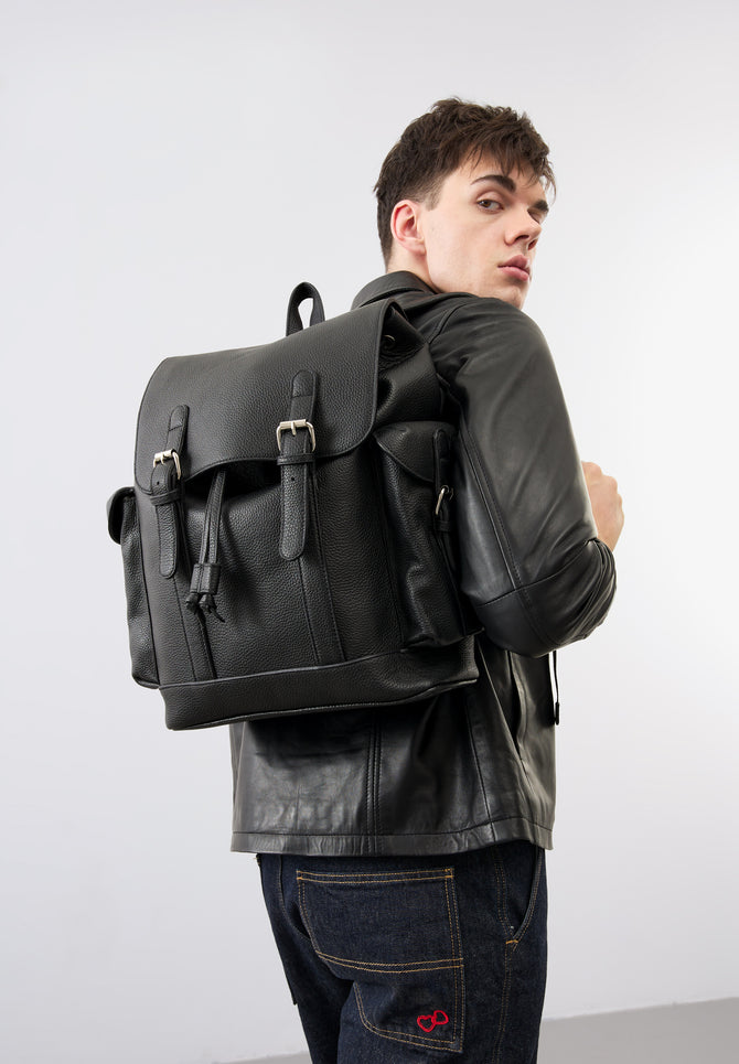 bolongaro trevor leather backpack Real Leather Minimal Rucksack – Bolongaro Trevor