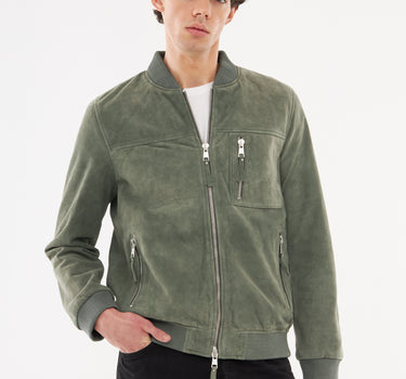 Real Suede Tommy Bomber Jacket