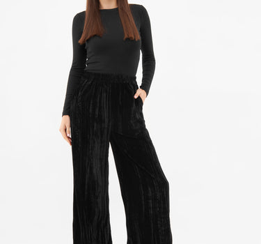 Witching Hour Velvet Wide Leg Trousers