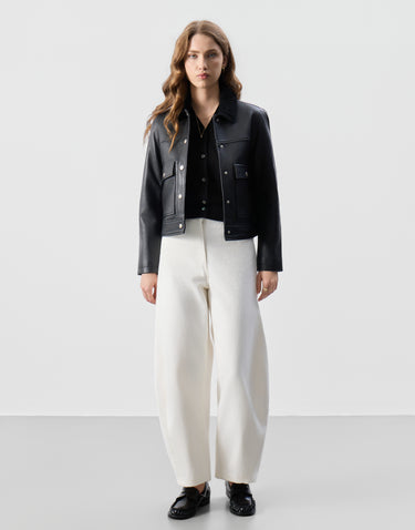 Real Leather Carris Worker Jacket
