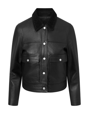 Real Leather Carris Worker Jacket