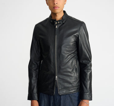 Classic Leather Racer Jacket