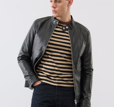 Classic Leather Racer Jacket