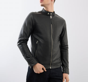 Classic Leather Racer Jacket