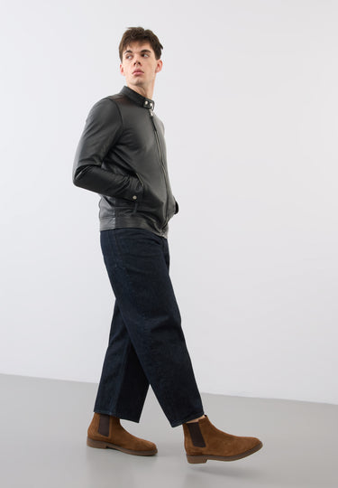 Classic Leather Racer Jacket