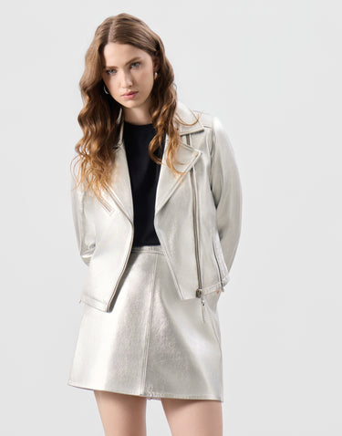 Real Leather Cora Biker Jacket