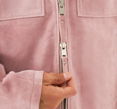 Real Suede Double Pocket Overshirt