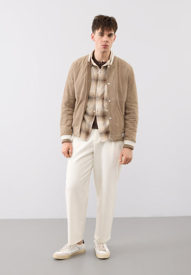 Ellis Suede Bomber Jacket