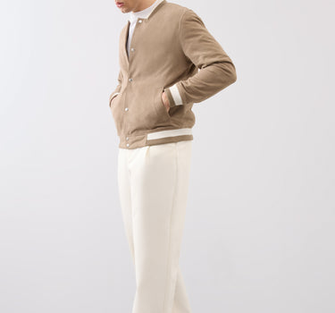 Ellis Suede Bomber Jacket