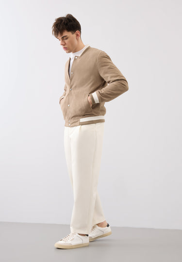 Ellis Suede Bomber Jacket