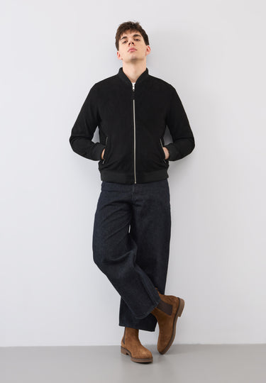 Finley Suede Bomber Jacket